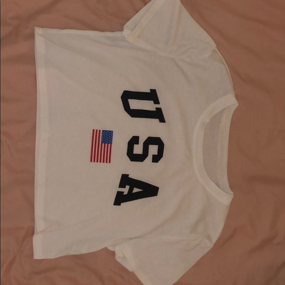 USA crop top